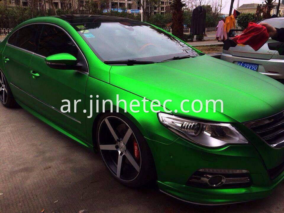 Chrome Green Color Vehicle Wrap Paint